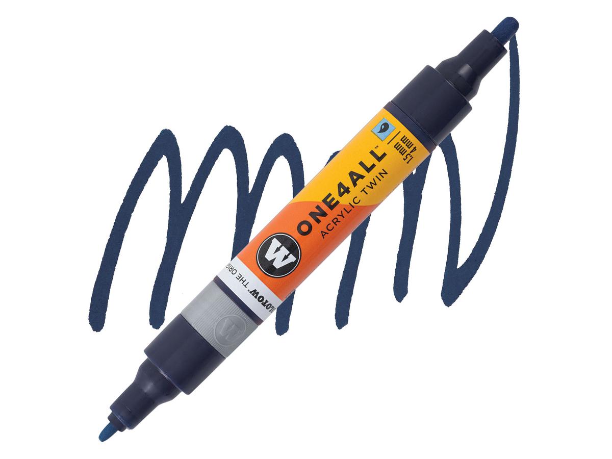 MOLOTOW ONE4ALL TWIN MARKER 027 1,5-4MM PETROL 1