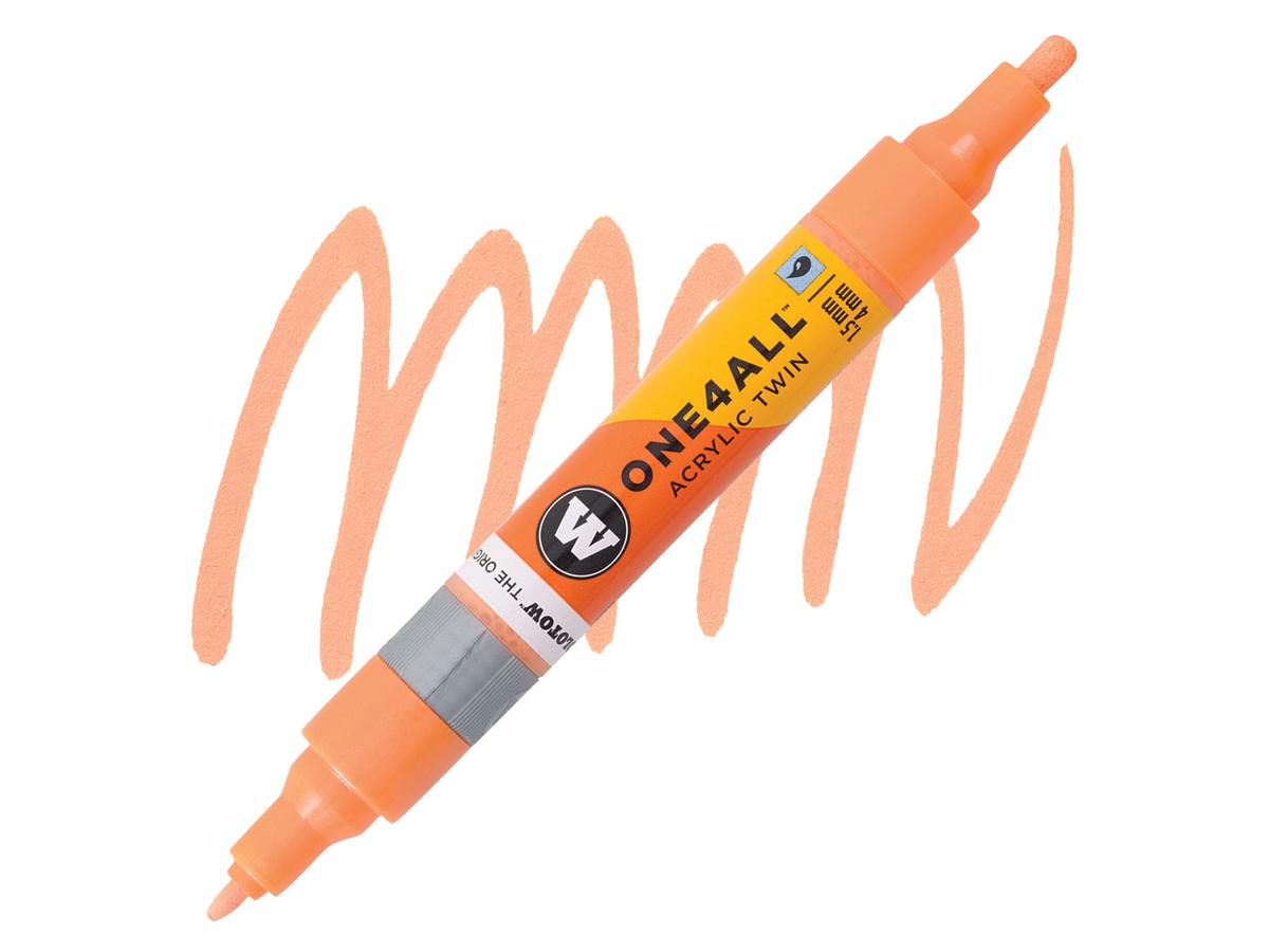 MOLOTOW ONE4ALL TWIN MARKER 117 1,5-4MM PEACH PASTEL 1