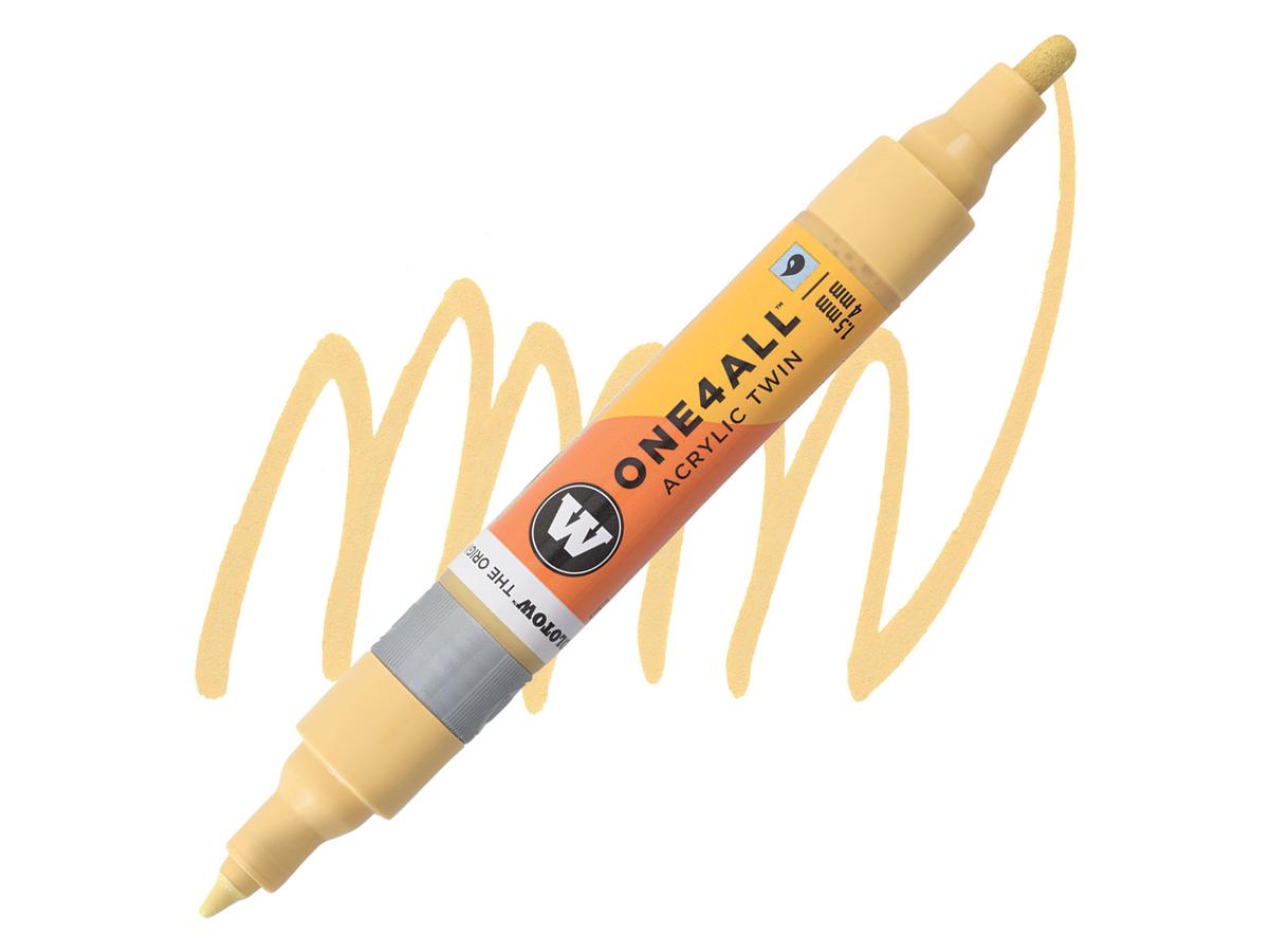MOLOTOW ONE4ALL TWIN MARKER 009 1,5-4MM SAHARA BEIGE PASTEL 1