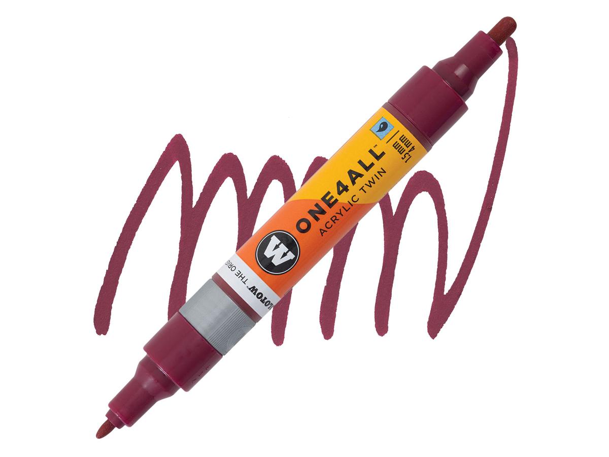MOLOTOW ONE4ALL TWIN MARKER 086 1,5-4MM BURGUNDY 1