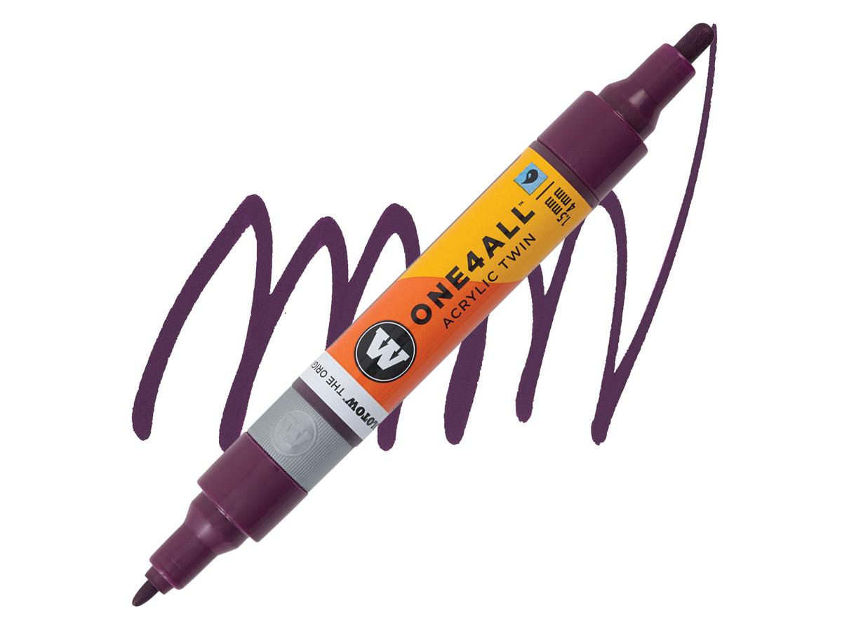 MOLOTOW ONE4ALL TWIN MARKER 233 1,5-4MM PURPLE VIOLET 1