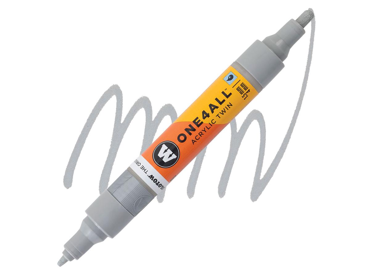 MOLOTOW ONE4ALL TWIN MARKER 237 1,5-4MM GREY BLUE LIGHT 1