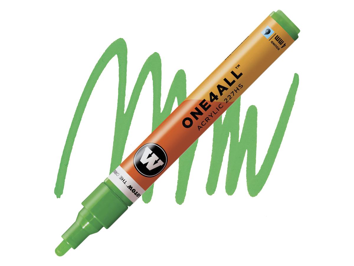 MOLOTOW ONE4ALL MARKER 227HS 222 4MM KACAO77 GREEN 1