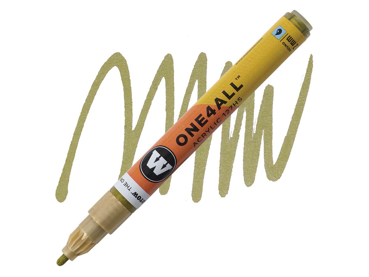 MOLOTOW ONE4ALL MARKER 127HS 228 2MM METALLIC GOLD 1