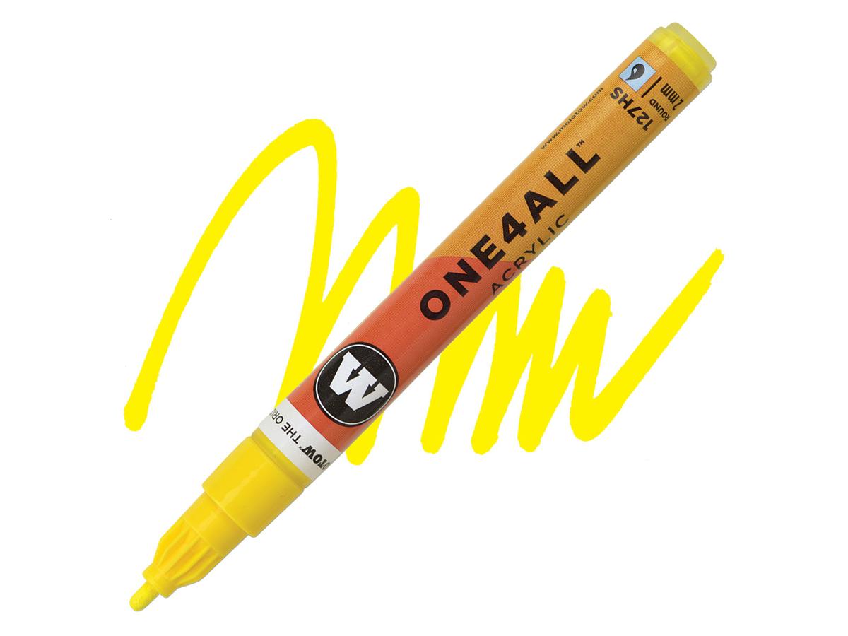 MOLOTOW ONE4ALL MARKER 127HS 006 2MM ZINC YELLOW 1