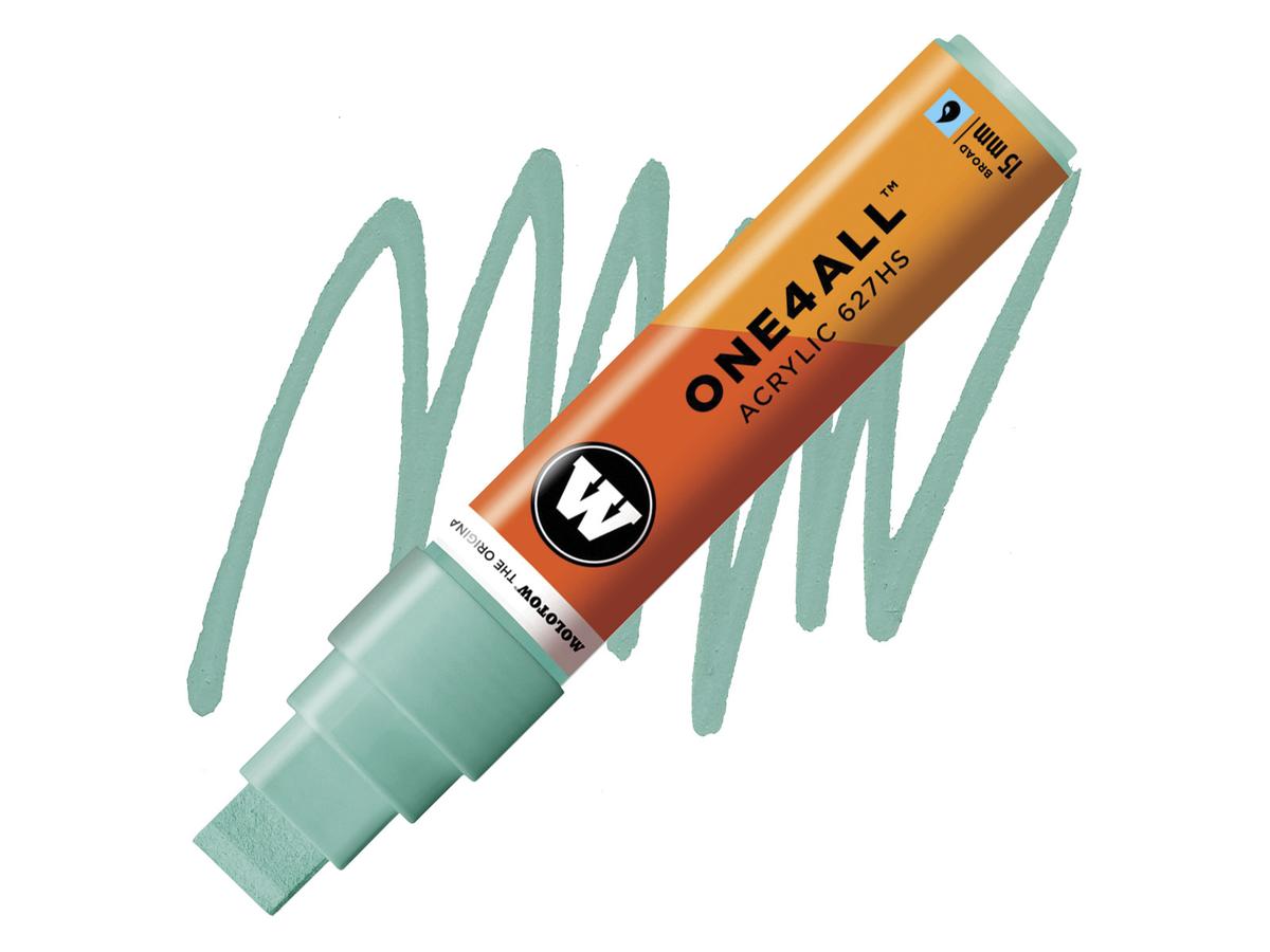 MOLOTOW ONE4ALL MARKER 627HS 15MM LAGO BLUE PASTEL 1