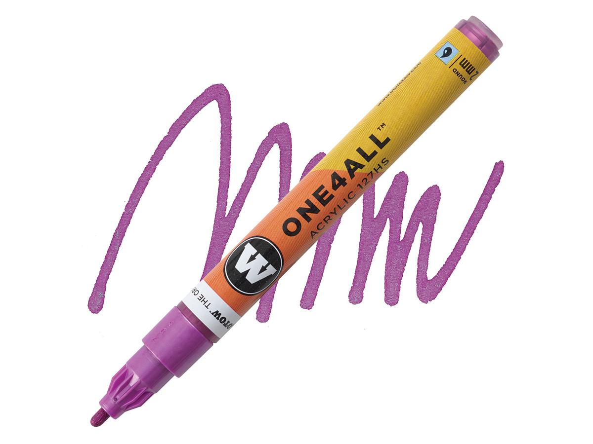 MOLOTOW ONE4ALL MARKER 127HS 225 2MM METALLIC PINK 1
