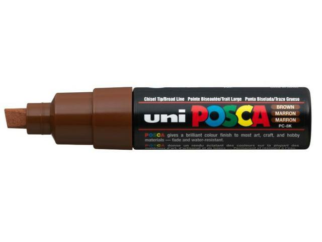 UNI-POSCA STIFT L PC8 BRUIN PC8M 1