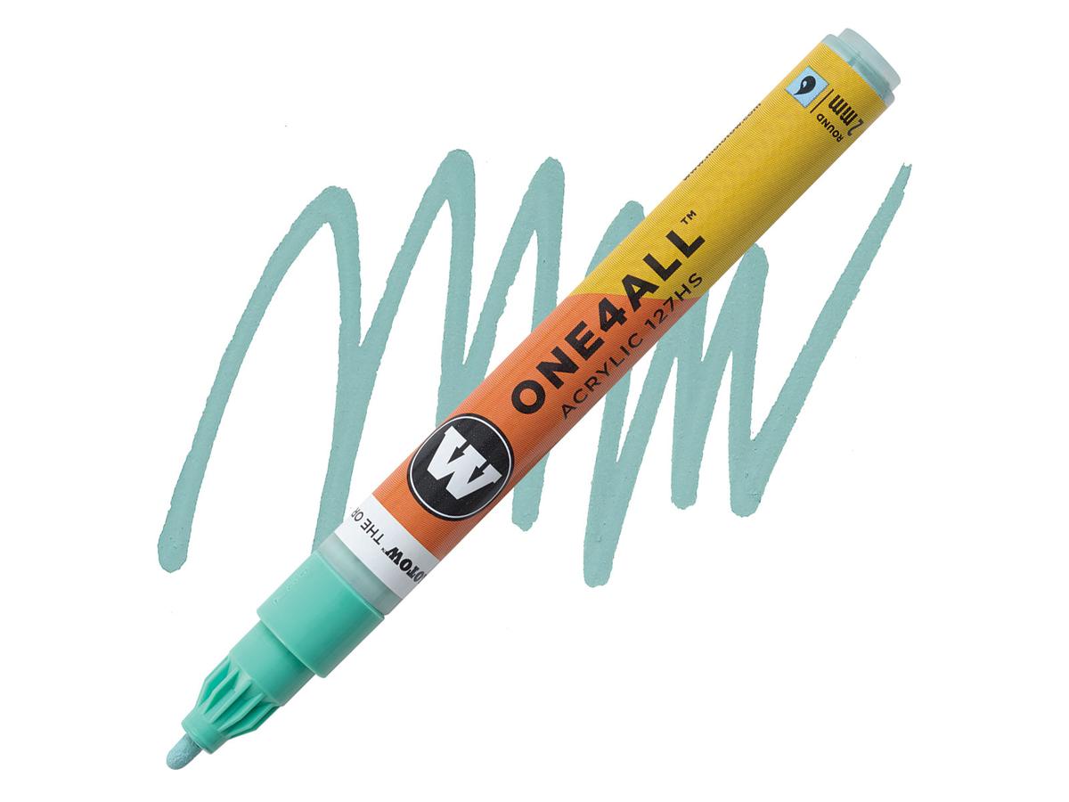 MOLOTOW ONE4ALL MARKER 127HS 020 2MM LAGO BLUE PASTEL 1