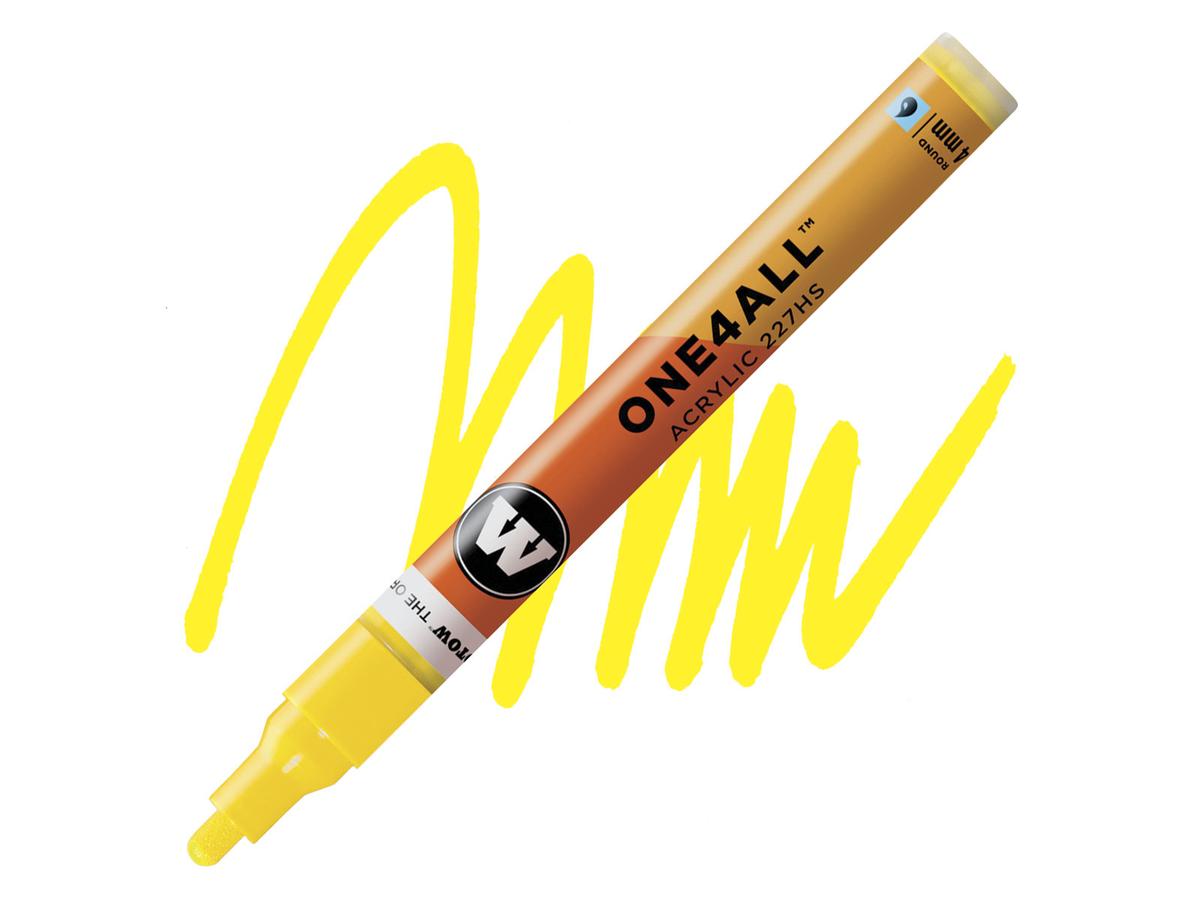 MOLOTOW ONE4ALL MARKER 227HS 006 4MM ZINC YELLOW 1
