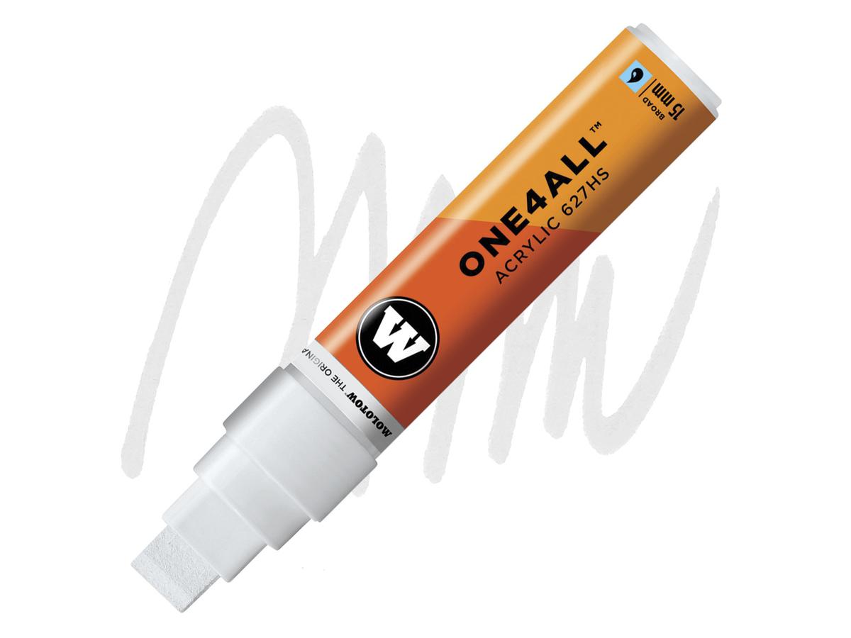MOLOTOW ONE4ALL MARKER 627HS 15MM SIGNAL WHITE 1