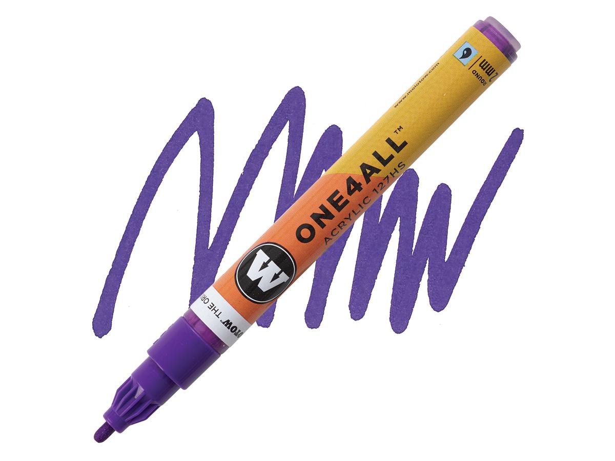 MOLOTOW ONE4ALL MARKER 127HS 042 2MM VIOLET HD 1