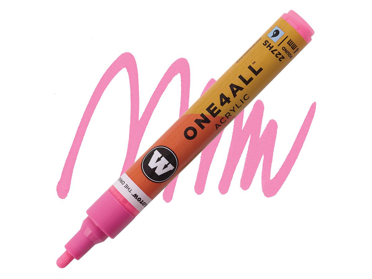 MOLOTOW ONE4ALL MARKER 227HS 200 4MM NEON PINK 1