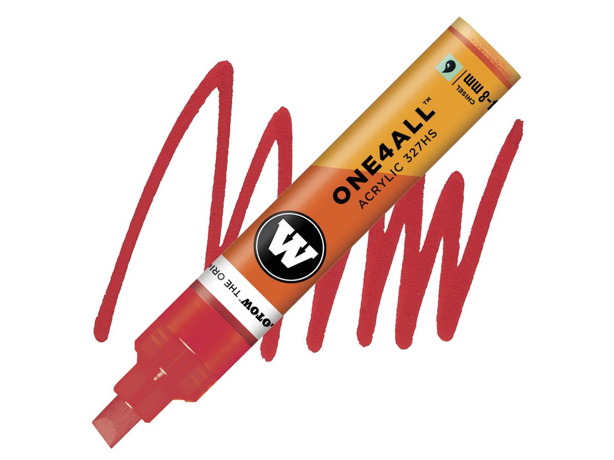 MOLOTOW ONE4ALL MARKER 327HS 013 4-8MM TRAFFIC RED 1
