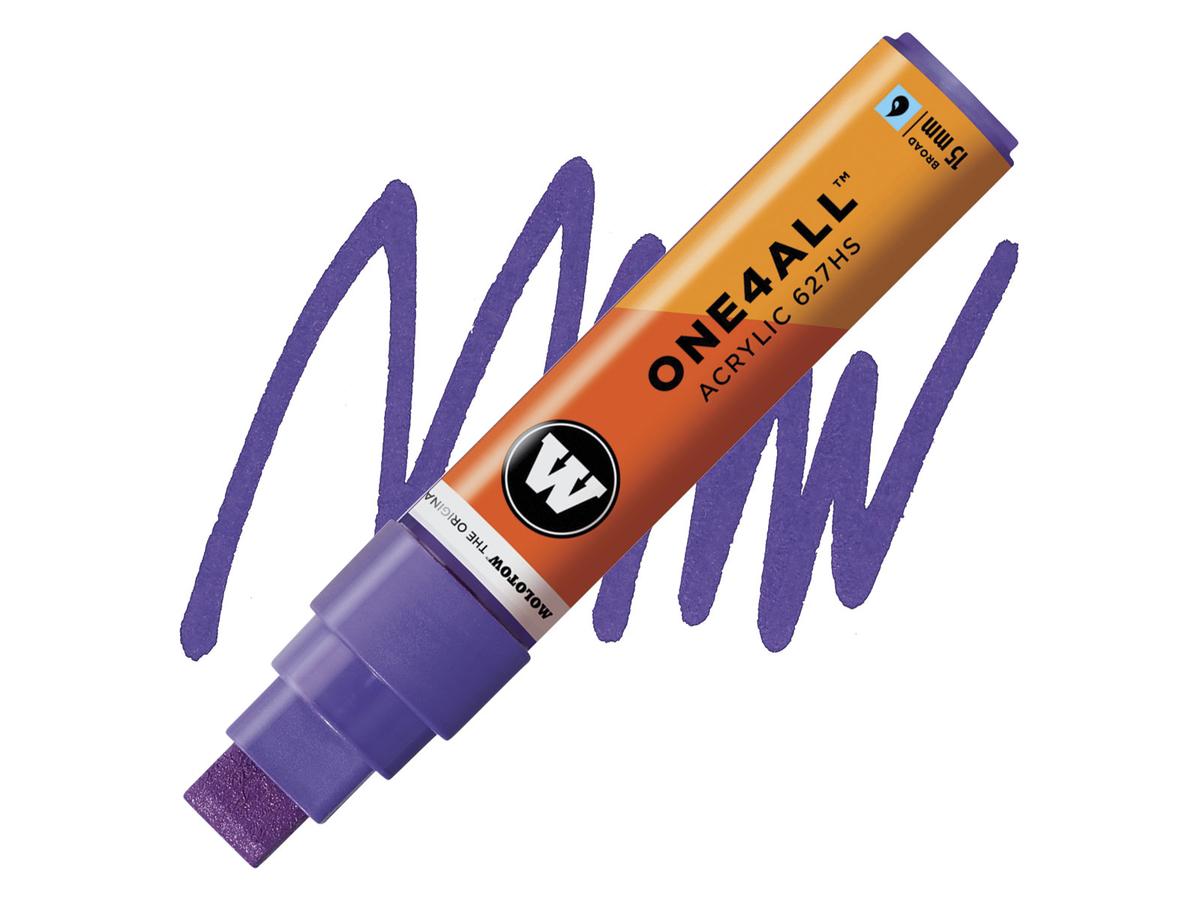 MOLOTOW ONE4ALL MARKER 627HS 15MM VIOLET HD 1