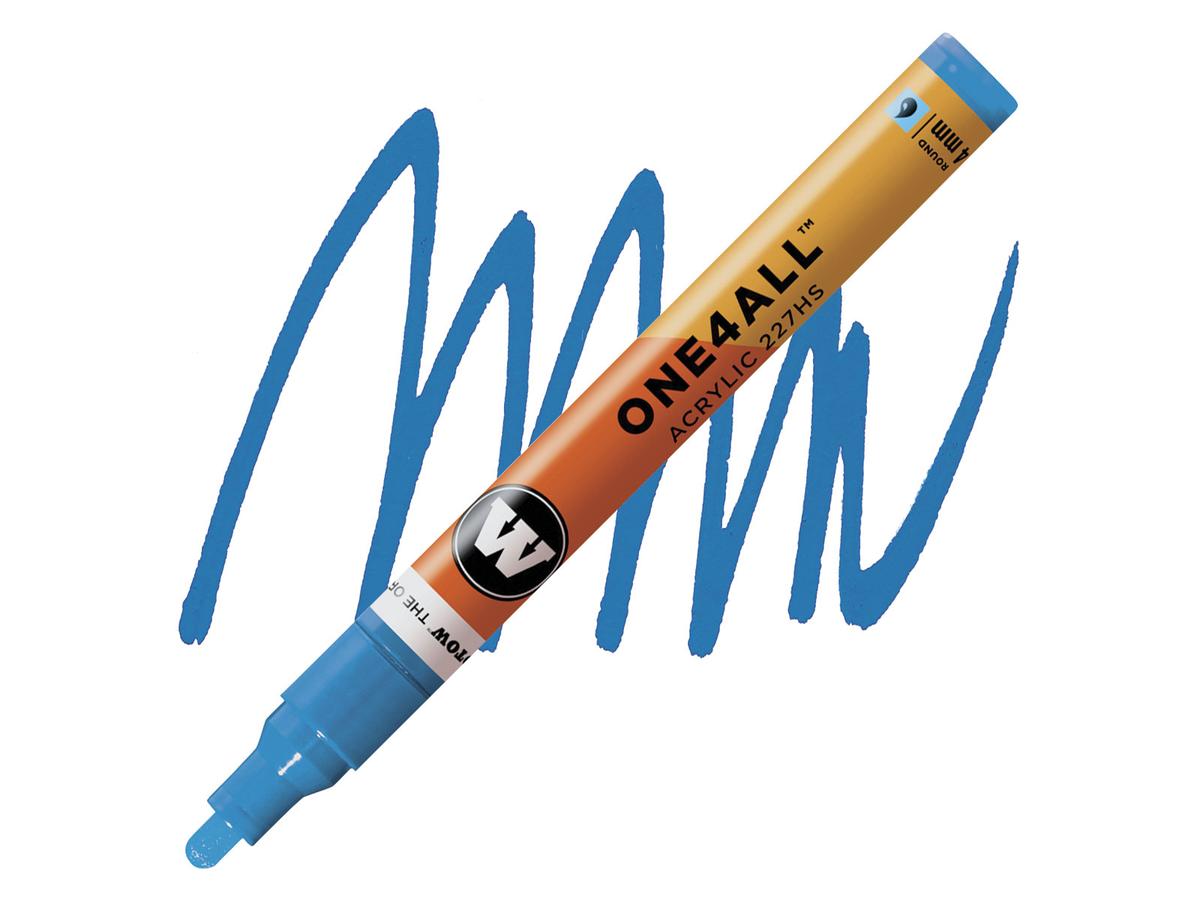 MOLOTOW ONE4ALL MARKER 227HS 230 4MM SHOCK BLUE 1