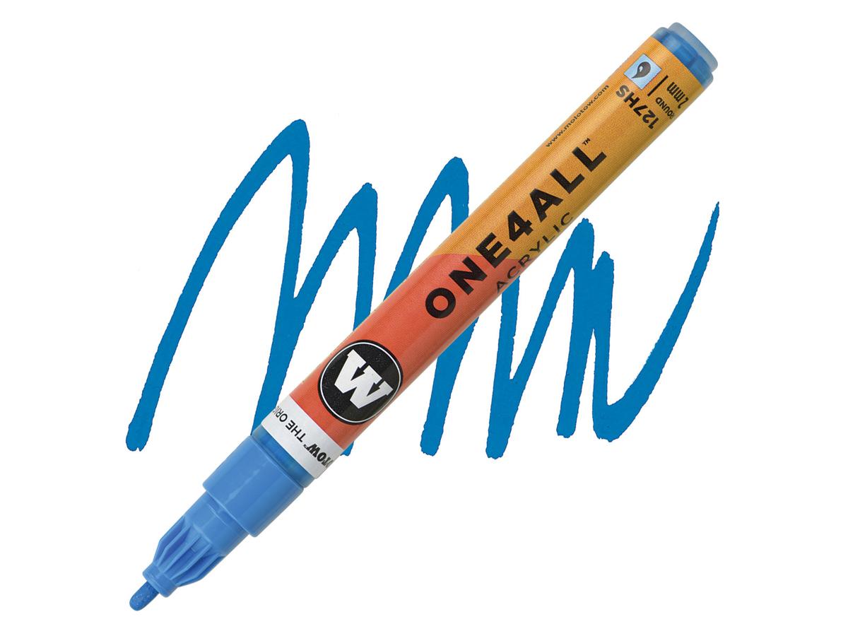 MOLOTOW ONE4ALL MARKER 127HS 230 2MM SHOCK BLUE 1