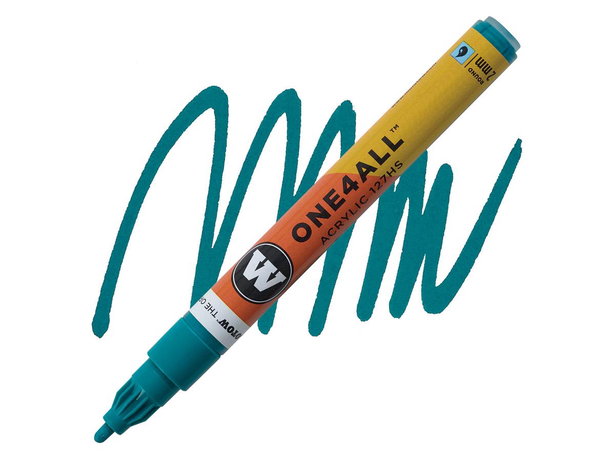 MOLOTOW ONE4ALL MARKER 127HS 235 2MM TURQUOISE 1