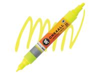 MOLOTOW ONE4ALL TWIN MARKER 220 1,5-4MM NEON YELLOW FLUO